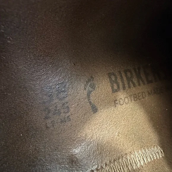 Birkenstock Buckley Brown Suede Slip-On Loafers with Buckle - Picture 9 of 15